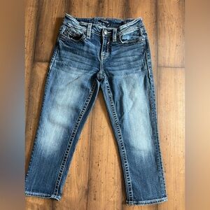 Vigoss Blue Straight Leg Capri Jeans